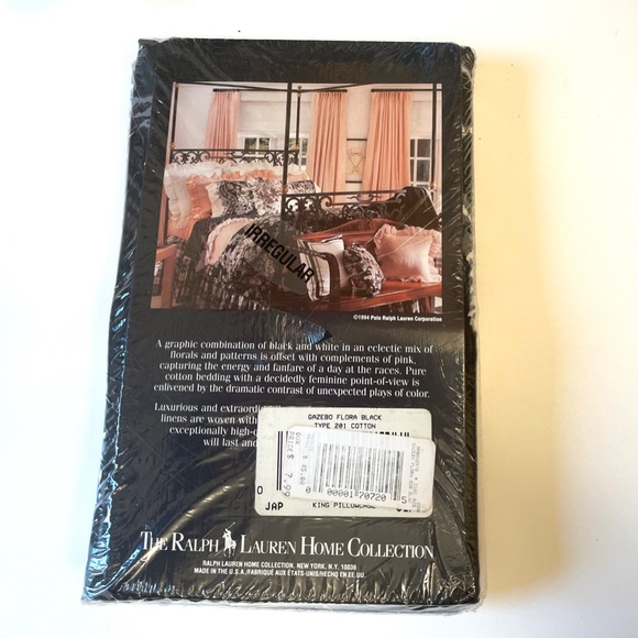 Ralph Lauren Gazebo King Pillowcases - set of two new in package - Picture 2 of 2